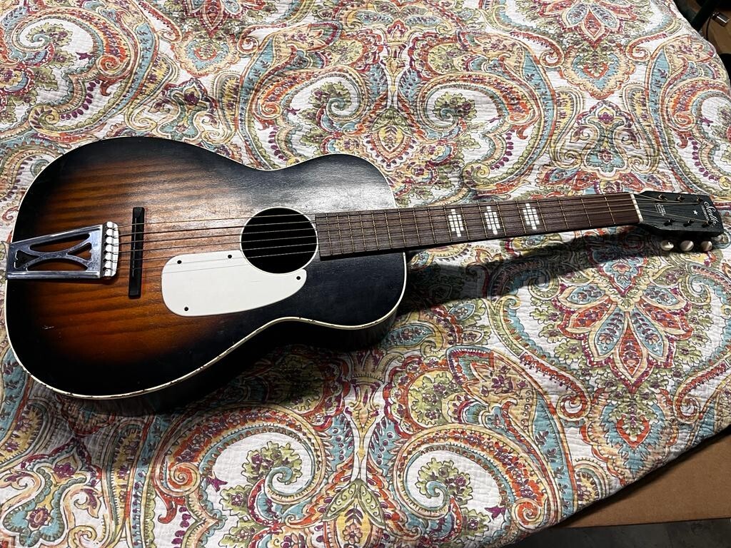 Stella Harmony Acoustic Guitar Vintage | eBay