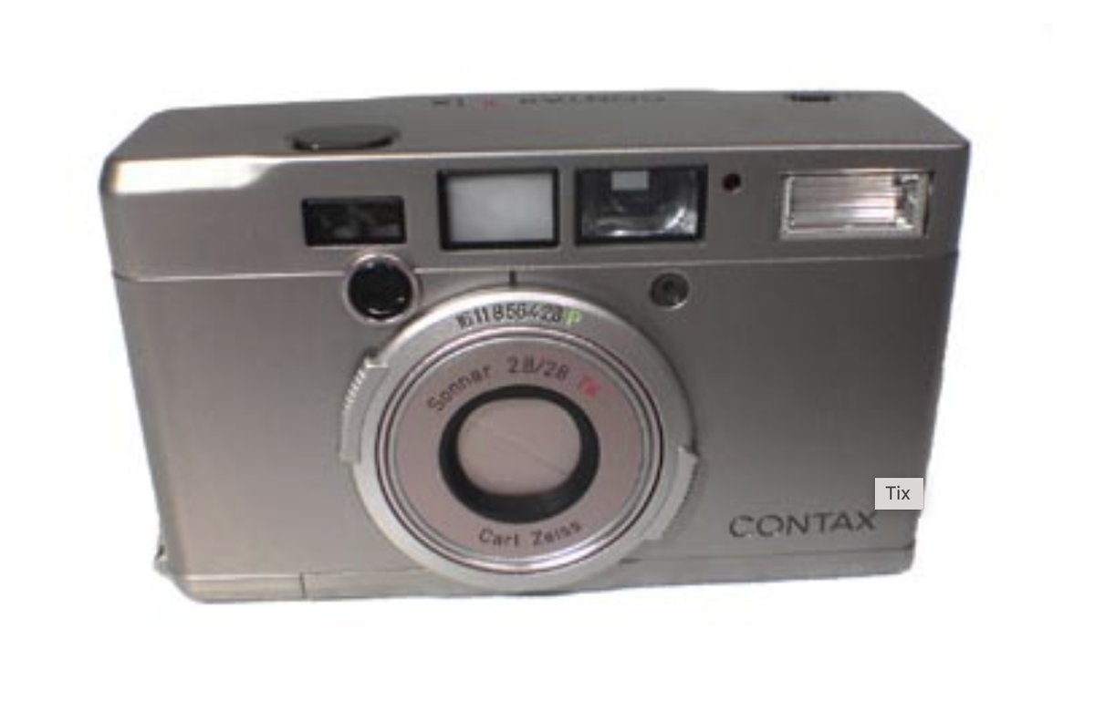 Contax TVS Digital 5.0MP Digital Camera - Titanium silver for sale