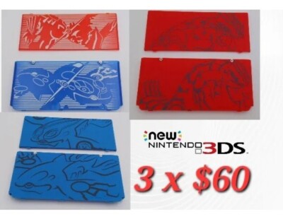 3xNew Nintendo 3ds 2015 (No XL) Edition Pokemon Groudon Kyogre