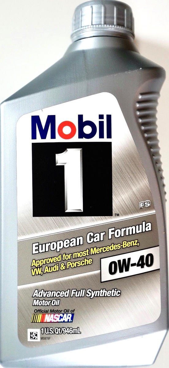 Mobil 1 Advanced Full Synthetic Motor Oil 0W-40, Single Quart (946