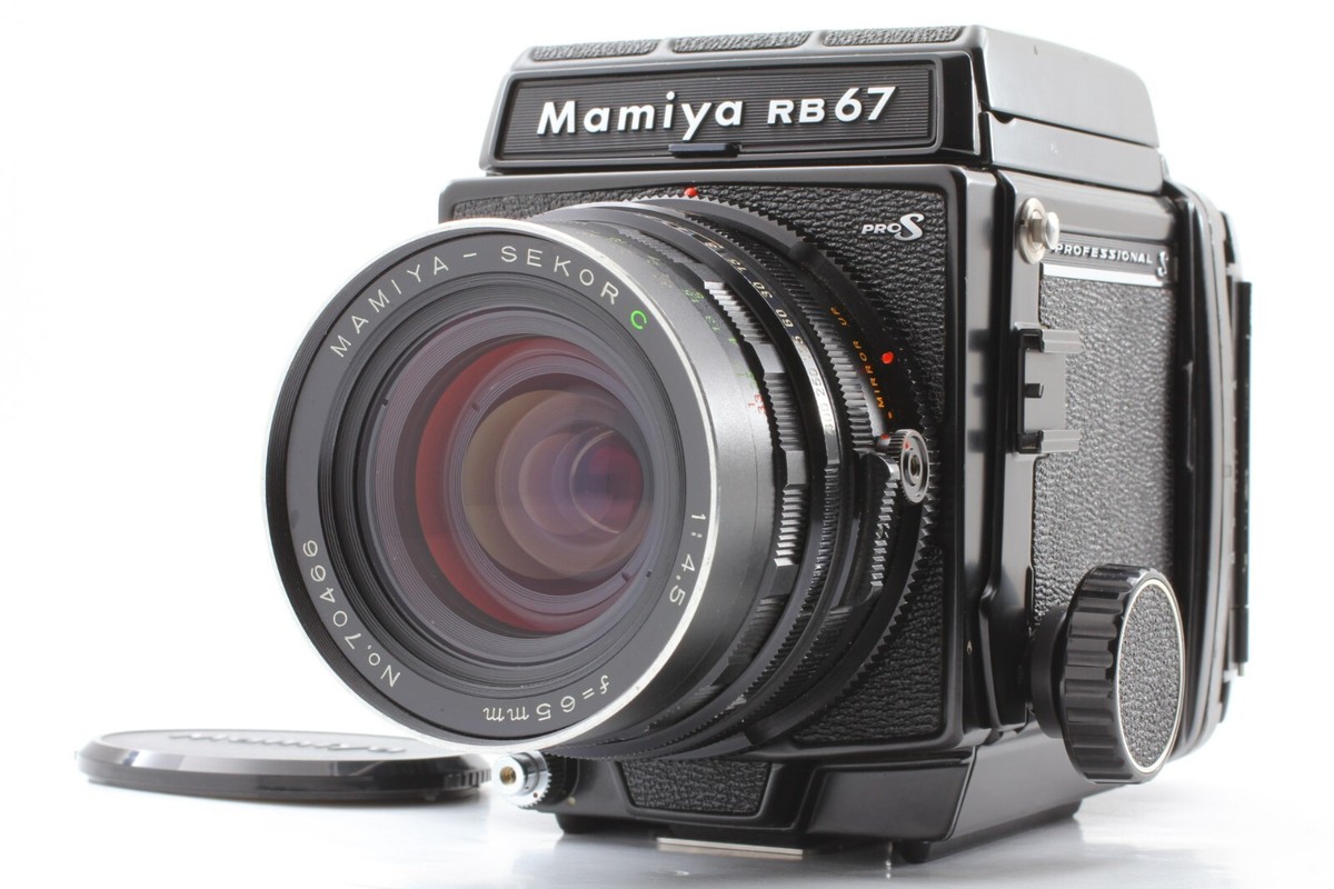 Mint Lens】 Mamiya RB67 Pro S Sekor C 65mm f4.5 120 Film Back from