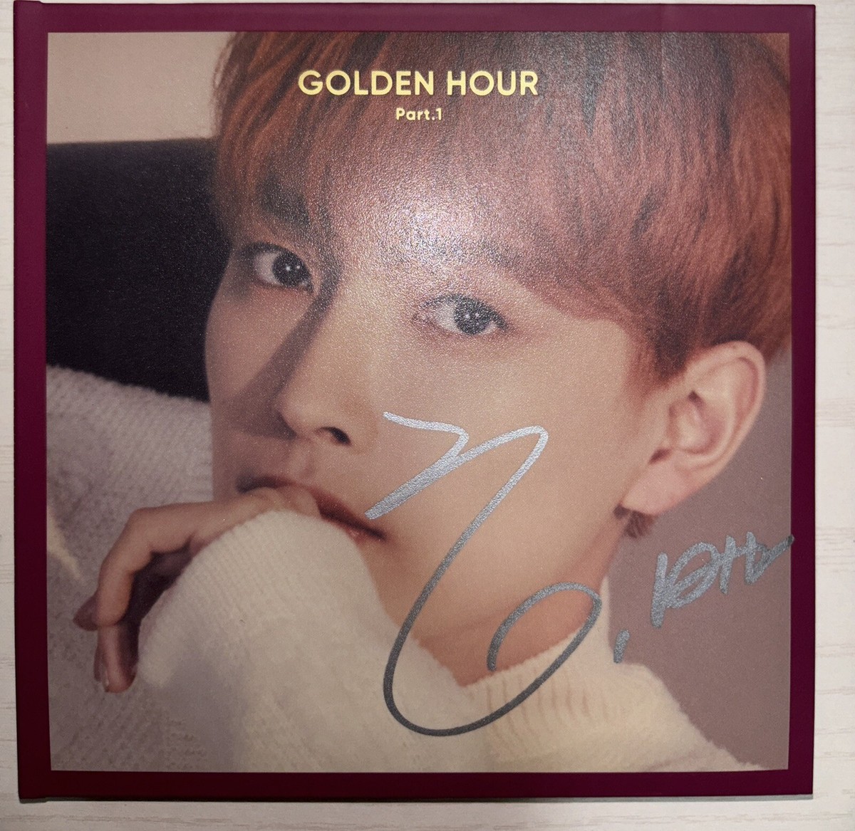 ATEEZ ホンジュン Hongjoong 直筆サイン入り ポラロイド ATEEZ