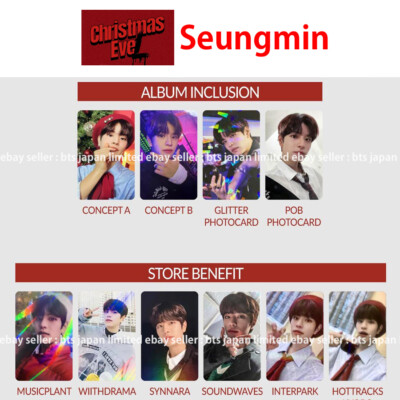 Stray Kids Seungmin Christmas EveL Official Photocard CONCEPT