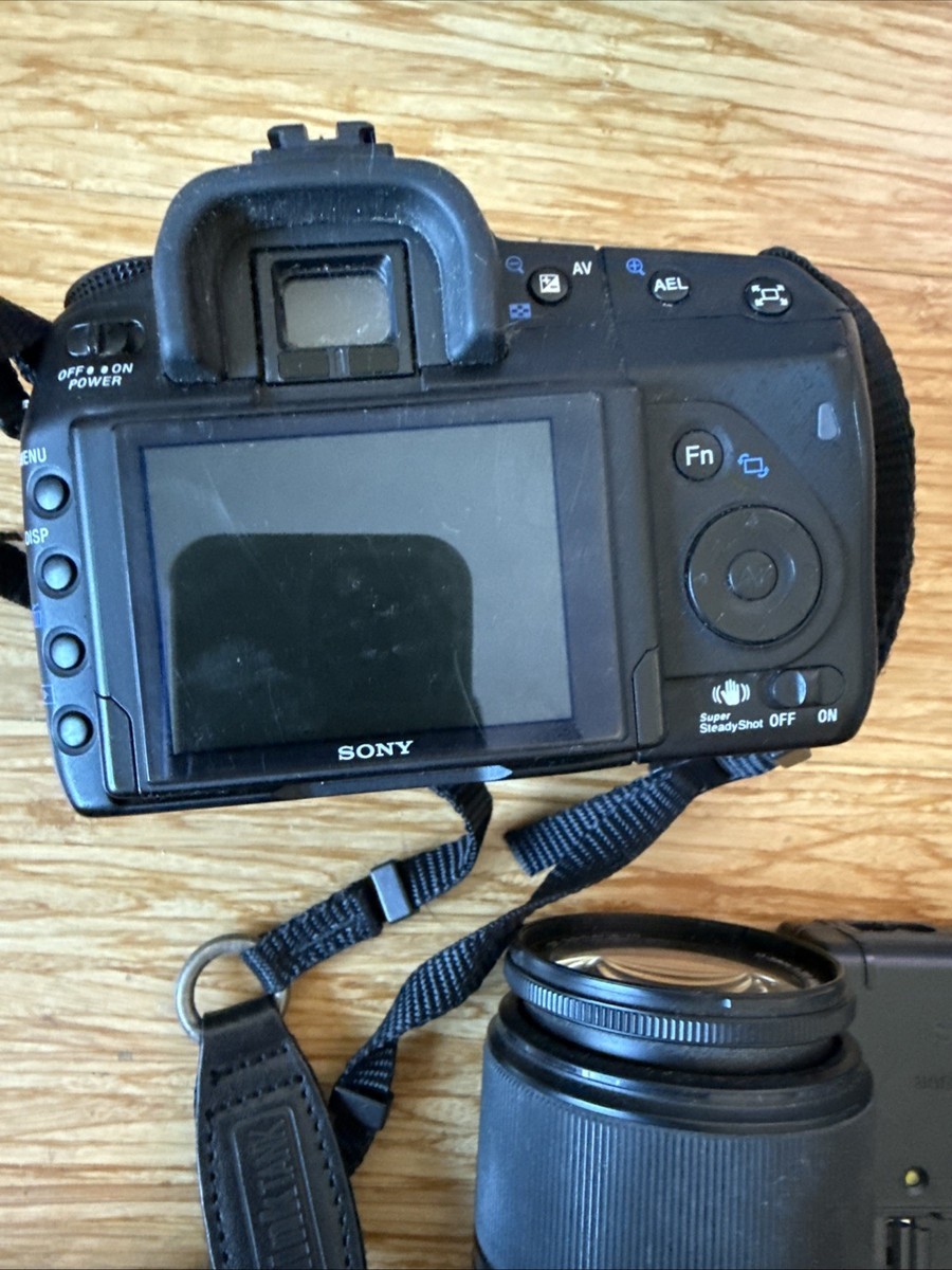 Sony Alpha a350 14.2MP Digital SLR Camera - Black (Kit w/ DT 18