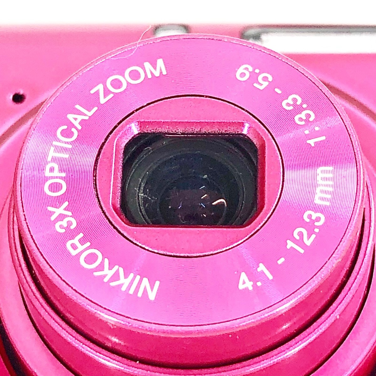 Nikon COOLPIX S01 Pink 10.1MP 3x Optical zoom Digital Camera Mini