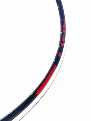 Fahrradfelge Alexrims ZX24 (EN24) 36H CubeEdition schwarz/rot