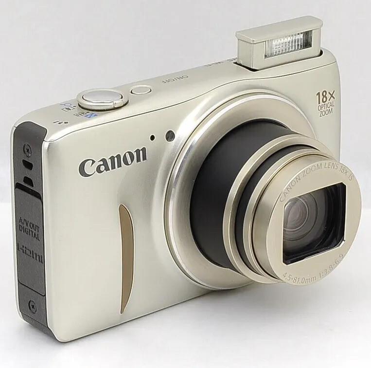 Canon PowerShot SX600 HS 16MP Digital Camera SX600HS Gold 18x Lens