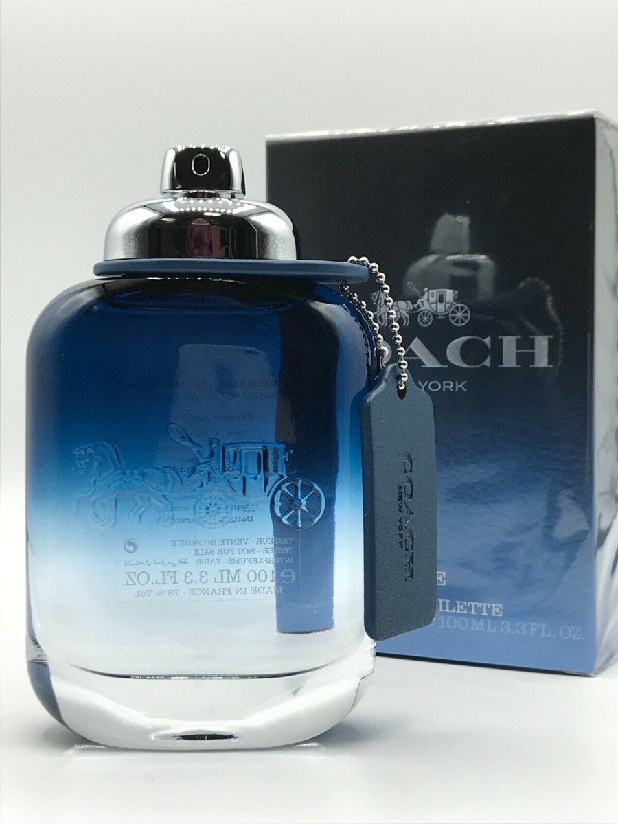 Coach Blue by Coach Eau De Toilette Cologne Brand New In Box 3.3oz