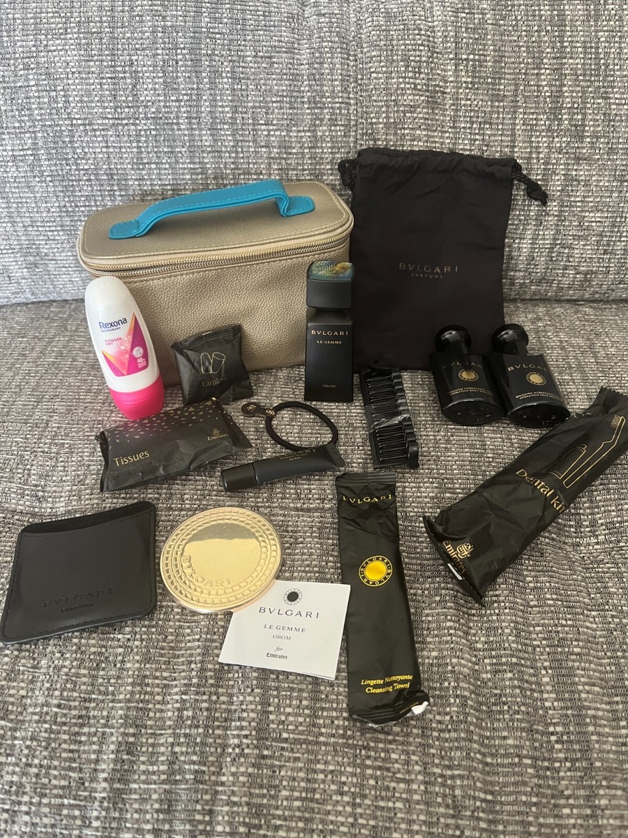 EMIRATES FIRST CLASS BVLGARI Le Gemme Orom EDP 30ML Mirror Gold