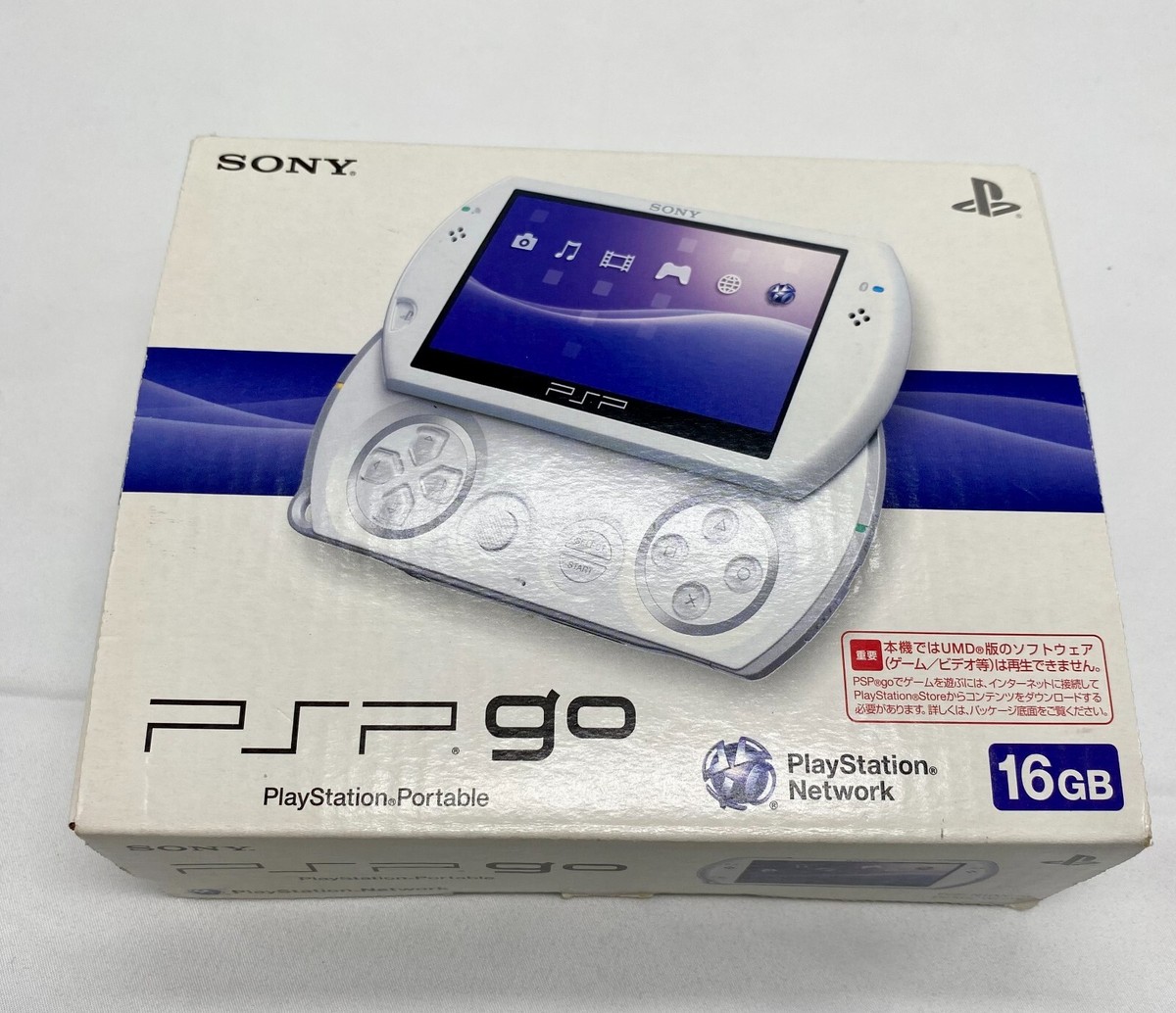 Sony Playstation Portable PSP GO Pearl White PSP-N1000PW BOX Exc