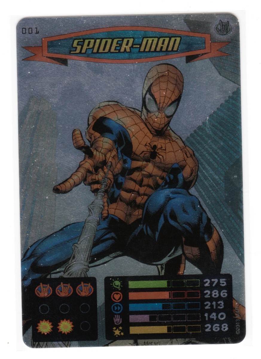 2008 Spider-Man Heroes & Villains Power Card Collection #001