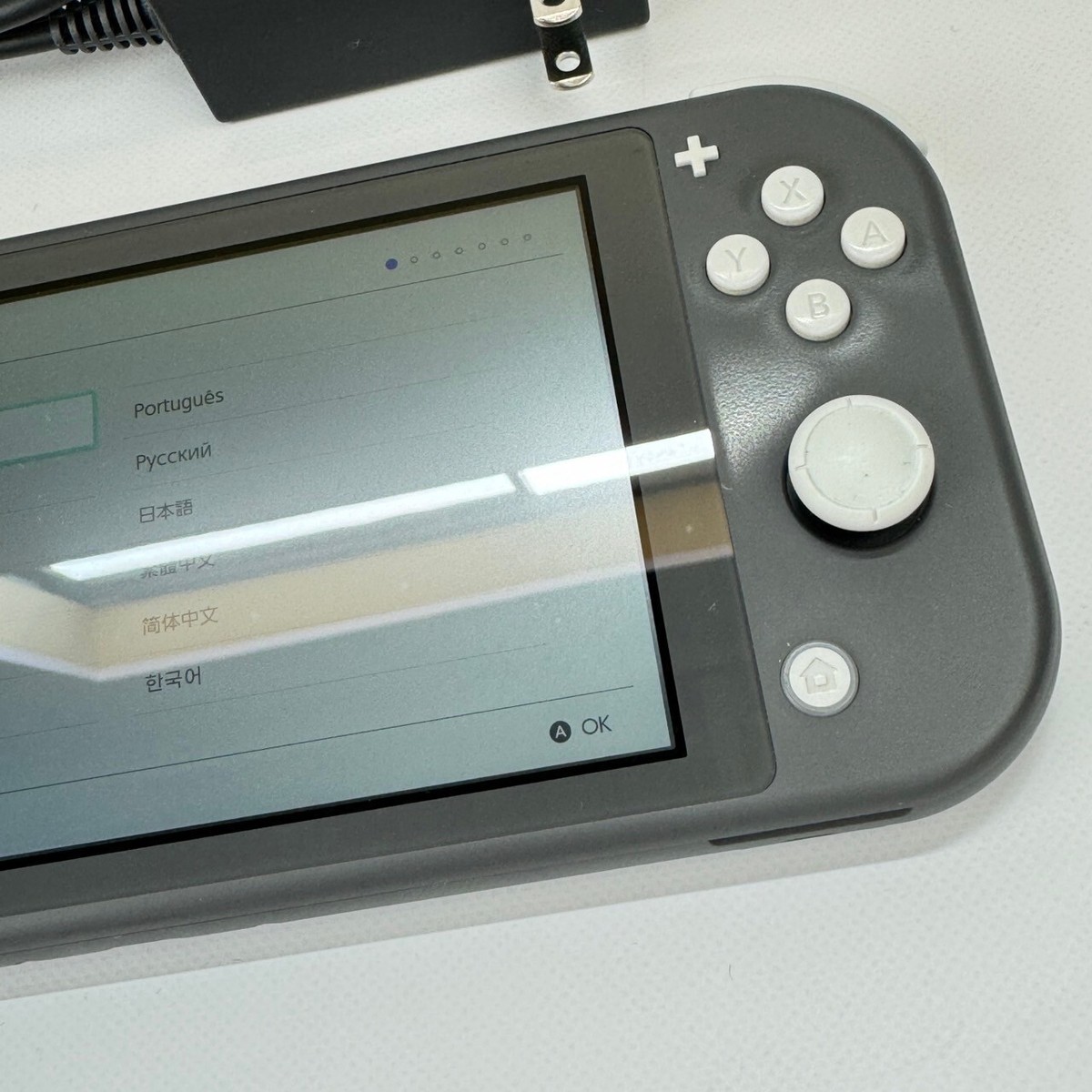 Refurbished Nintendo Switch Lite Gray Console & Charger with BOX 1