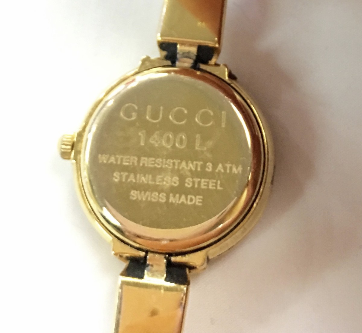 Gucci 1400L Gold Plated Watch | eBay