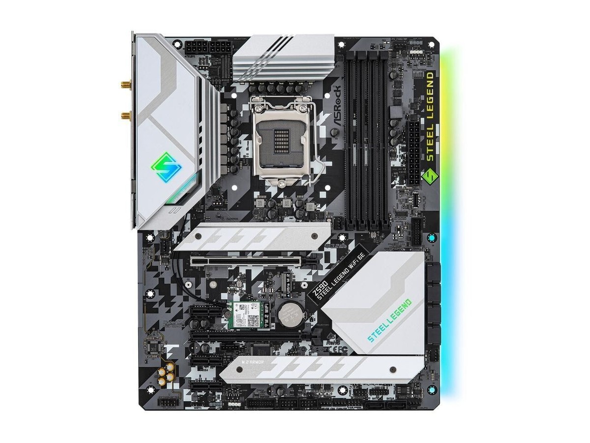 ASRock Z590 Steel Legend WiFi 6E LGA 1200 Intel Z590 ATX Intel
