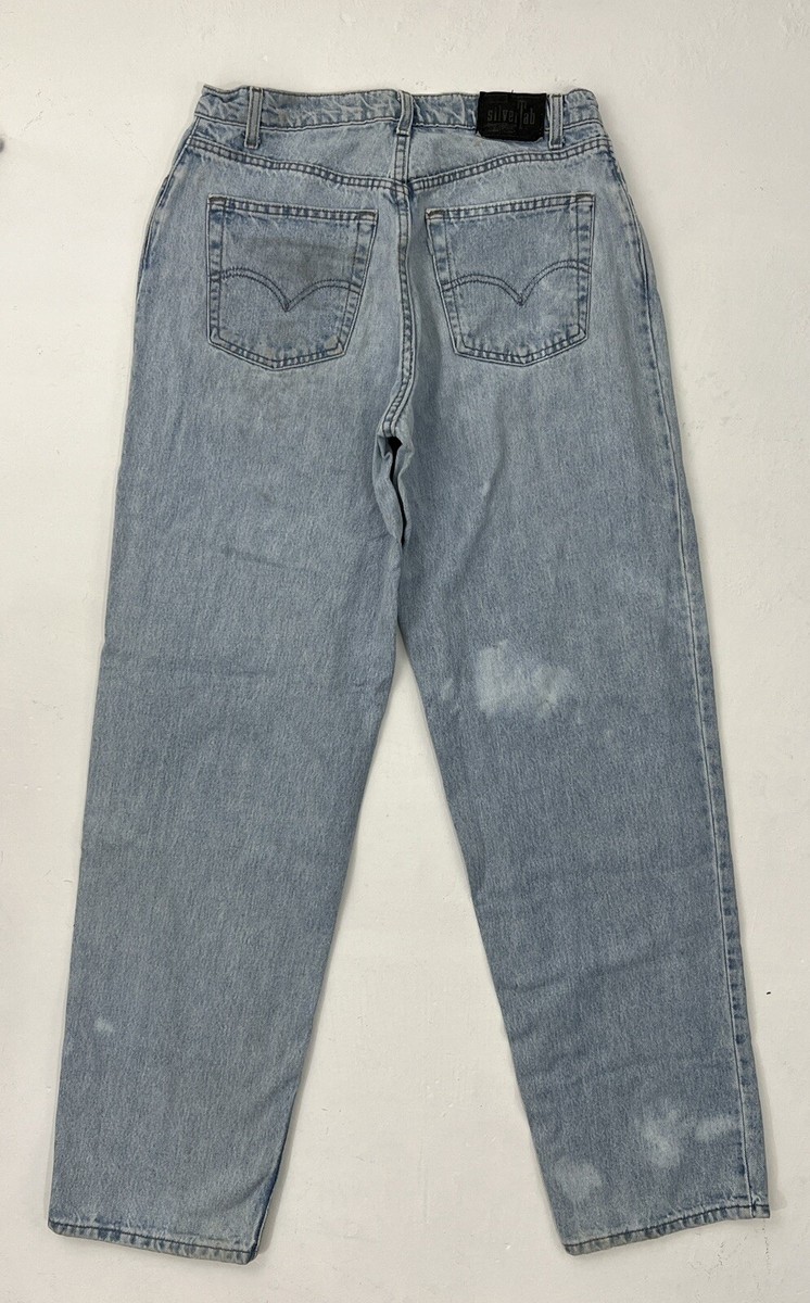 Vintage 90s Levis Jeans Silvertab Loose Fit Tag 34x32 Actual 32x34