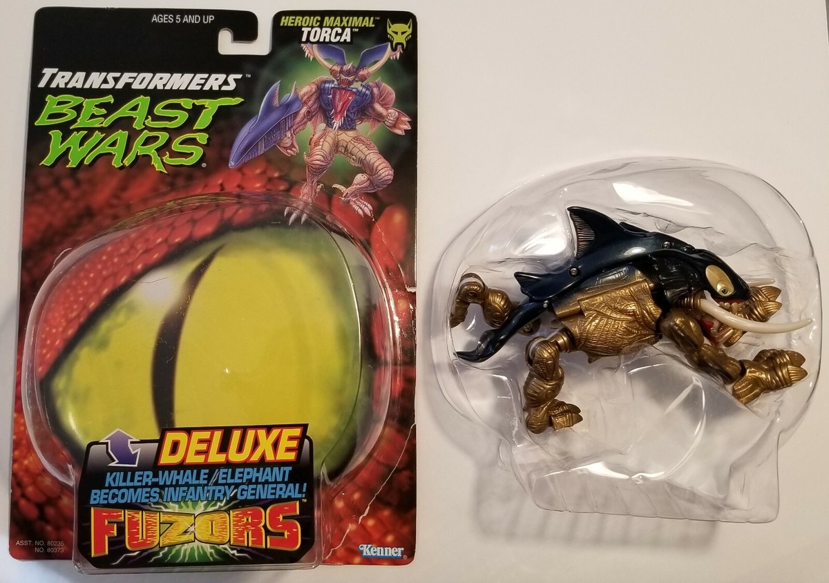 Kenner Transformers Beast Wars Fuzors Deluxe Torca Killer Whale