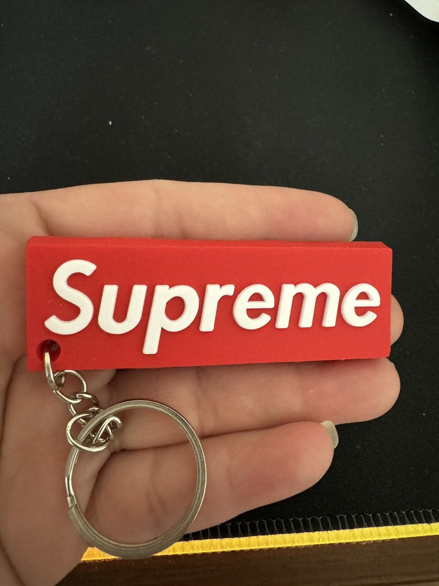 Supreme Logo Custom Keychain | eBay