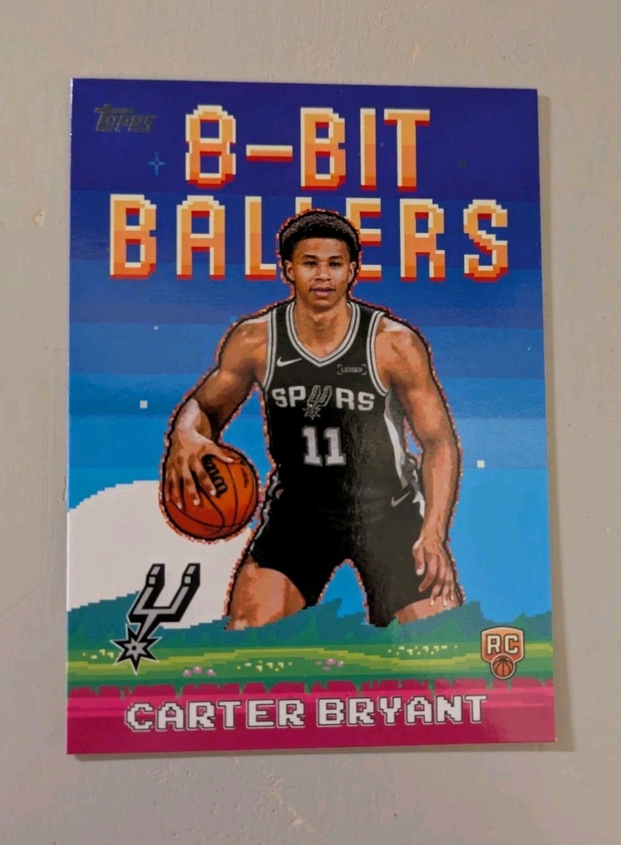 2025-26 Topps 8-Bit Ballers - Carter Bryant RC #8B-40 San Antonio