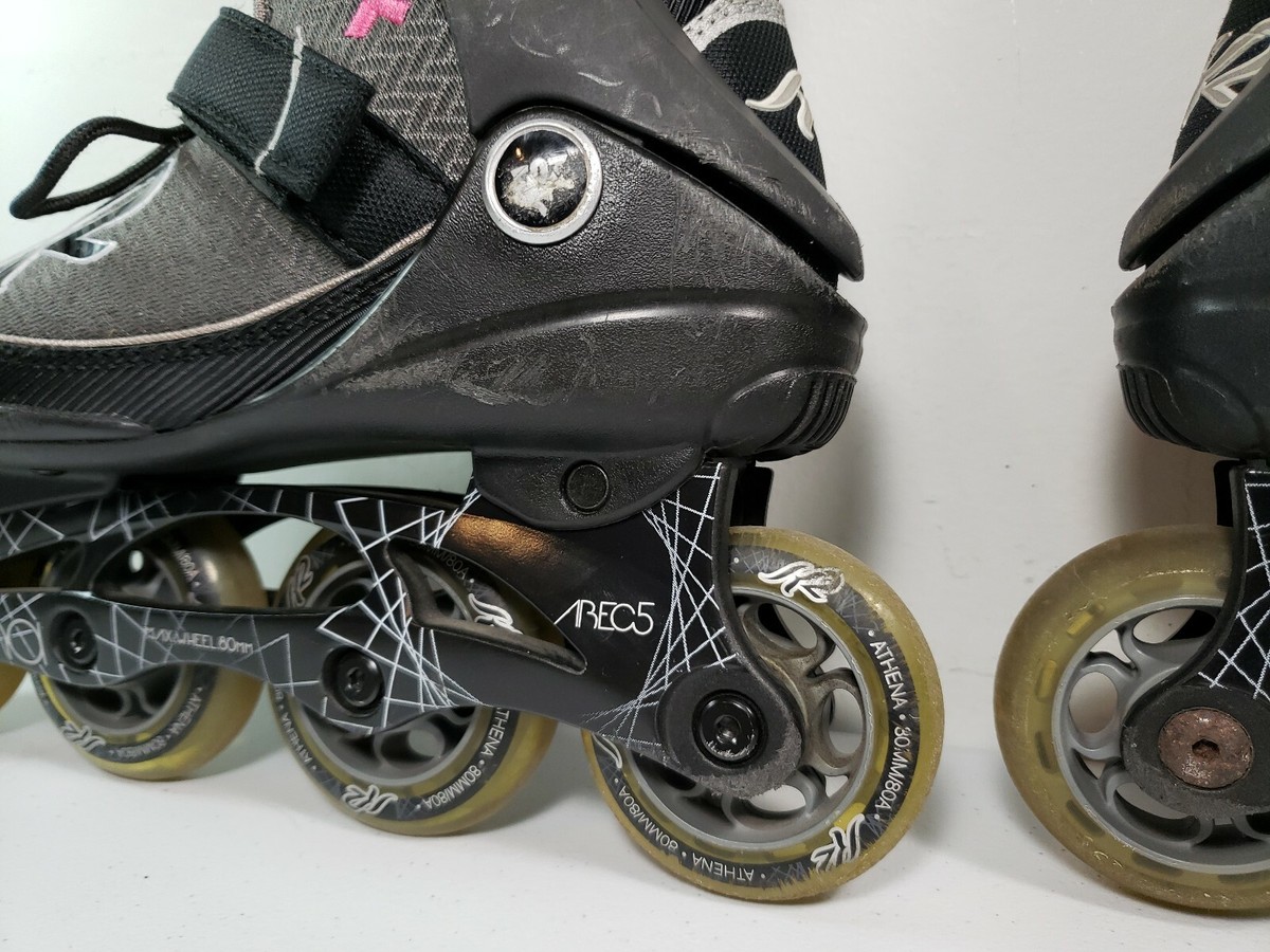K2 Athena W Women's Breast Cancer Inline Skate Roller Blades Size