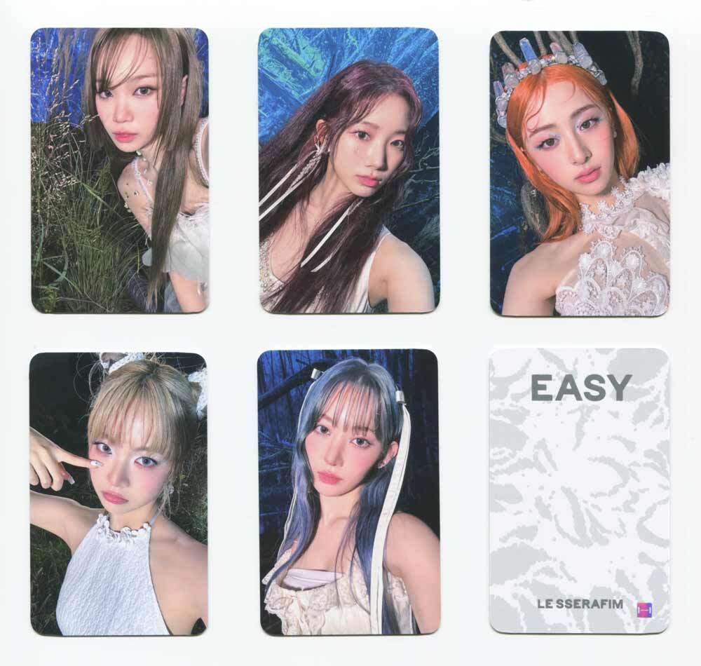 LE SSERAFIM - EASY 3rd Mini Album [BLUE DREAM] LUCKY DRAW OFFICIAL