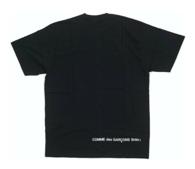 Supreme CDG Comme Des Garcons Shirt Split Box Logo Tee Black