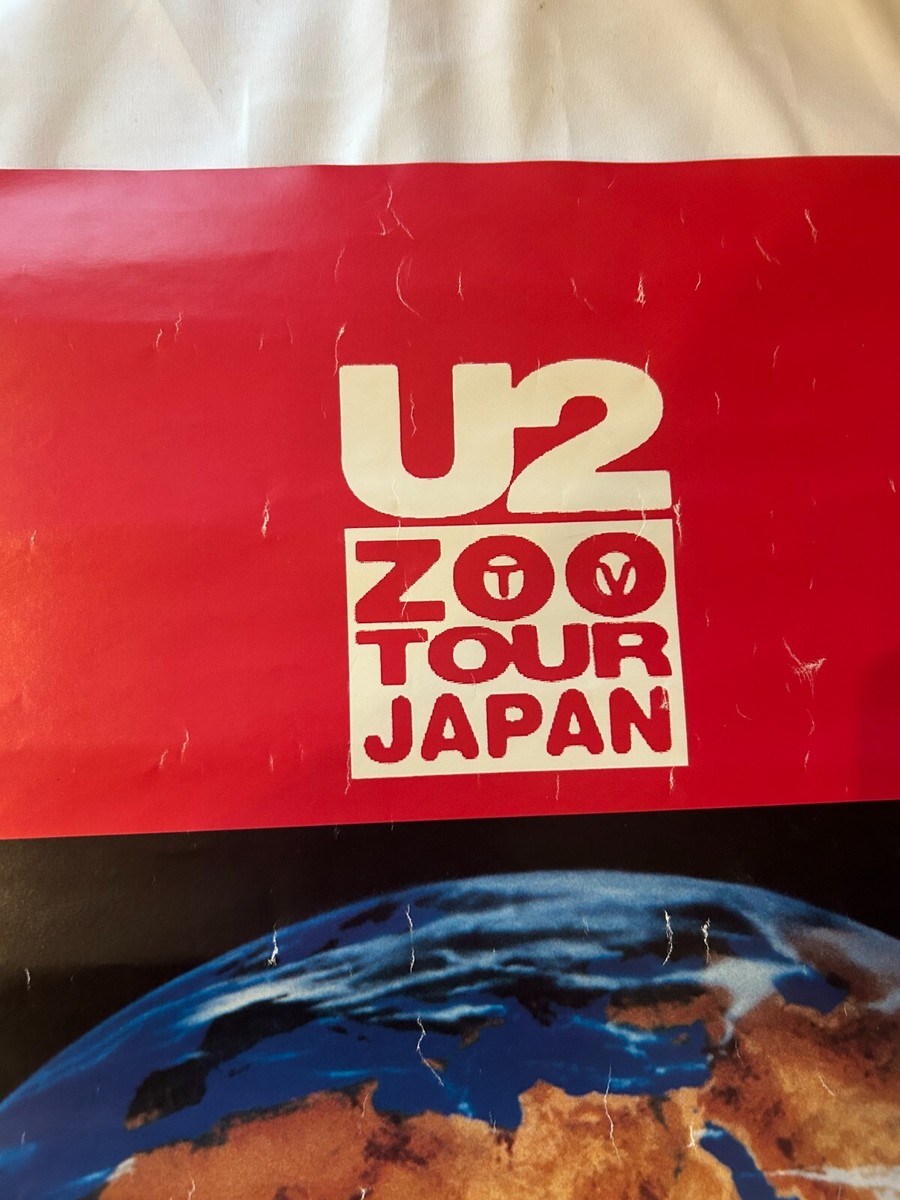 U2 / ZOO TV Tour Japan 1993 Japan Original Promo Poster B2 20x28in