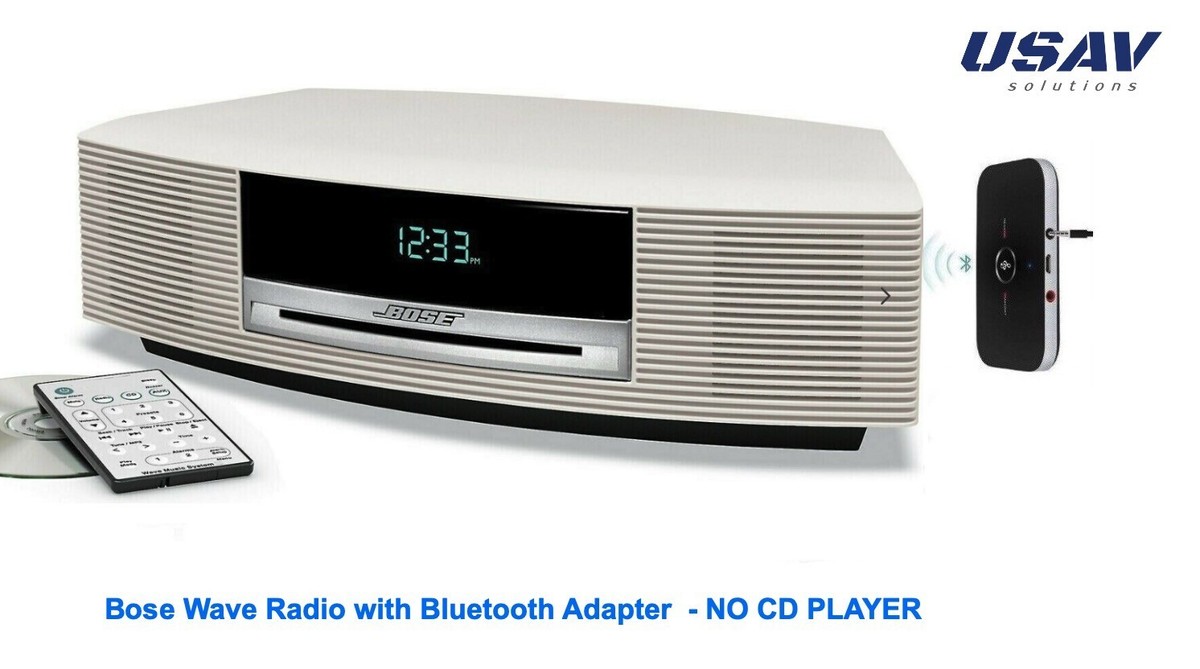 Bose Wave Radio with Bluetooth Music Adapter - Cream White | eBay