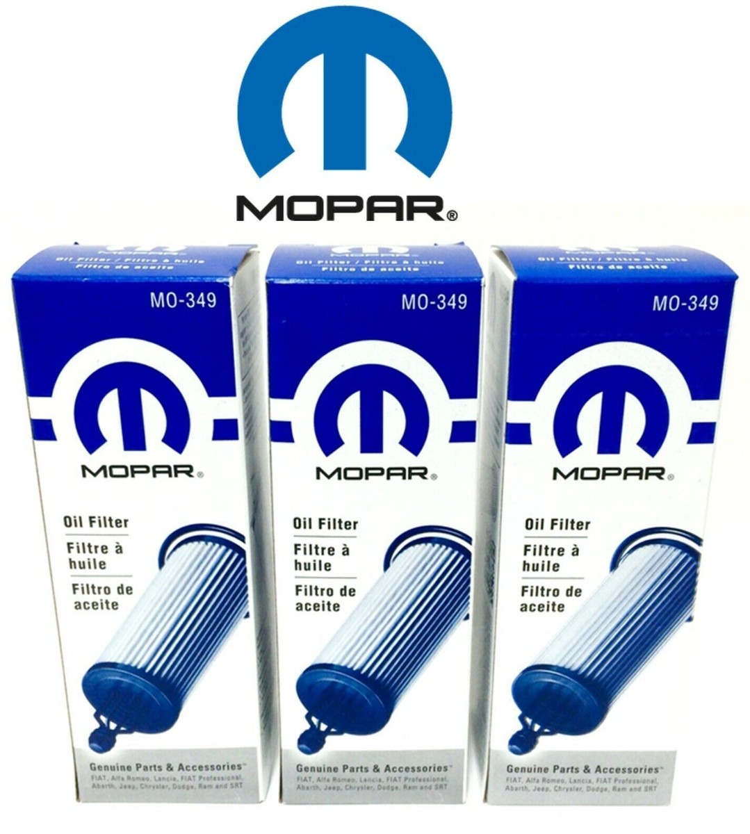 Mopar Chrysler Jeep Dodge RAM 3.2L 3.6L V6 Oil Filter Cartridge MO