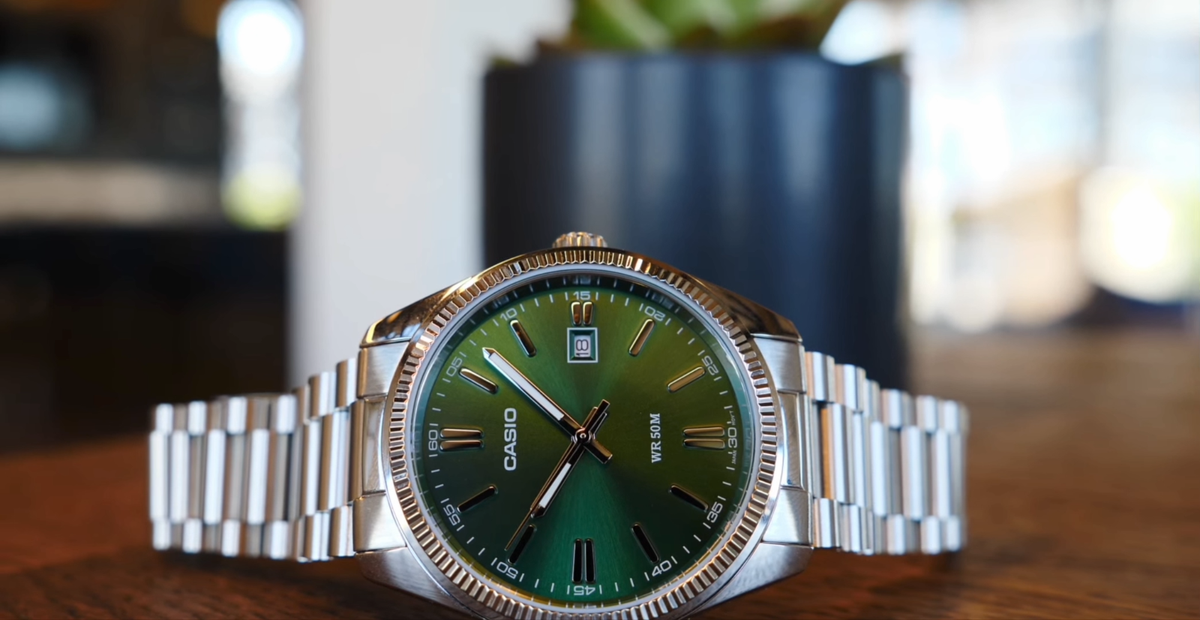 CASIO Collection MTP-1302D-3AJF Dark Green Quartz Men's Watch From