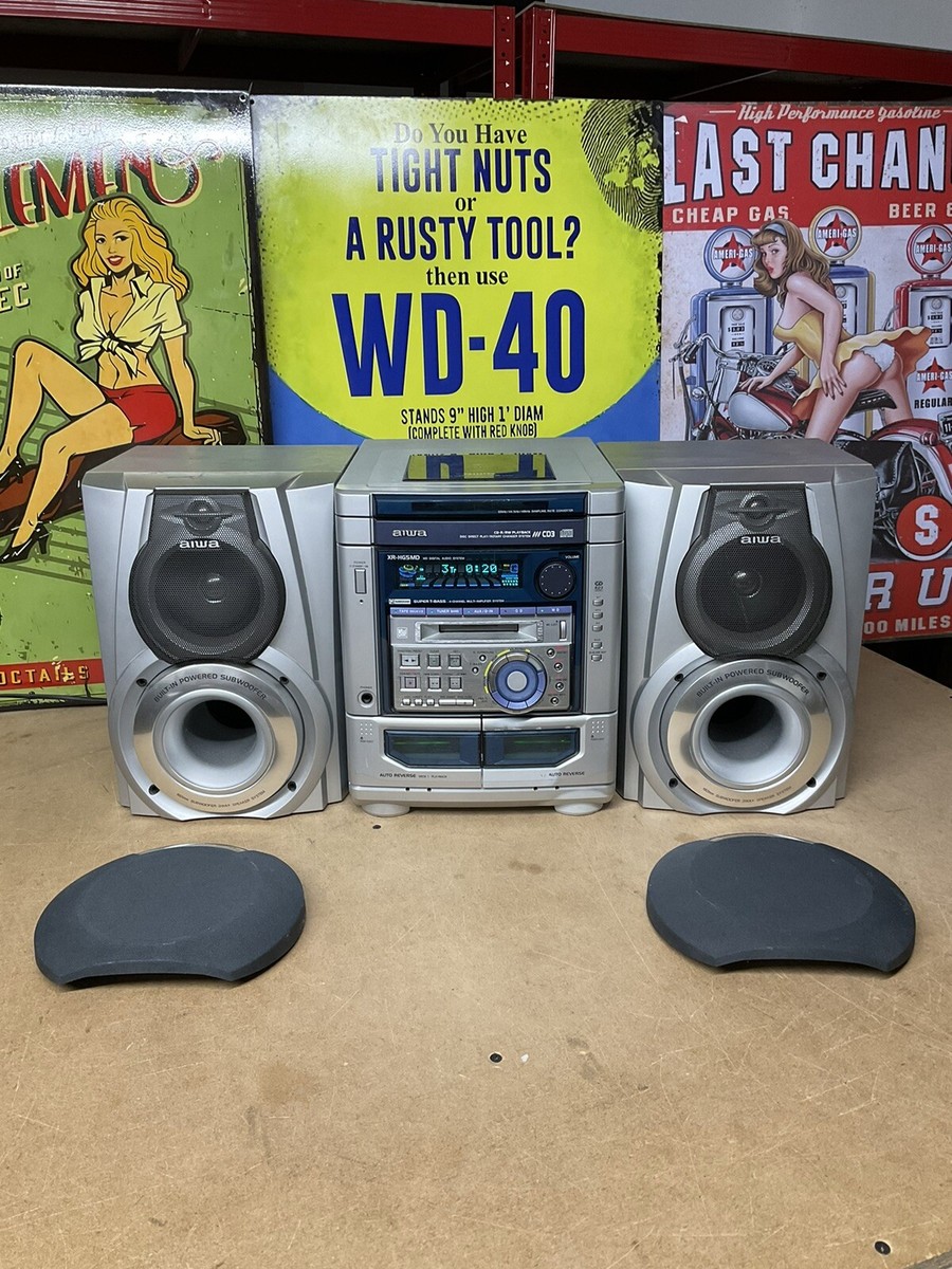 レトロ】aiwa XR-HG5MD コンポ リモコン付 Yahoo!オークション - aiwa