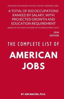 The Complete List of American Jobs: A Total of 820 Occupations