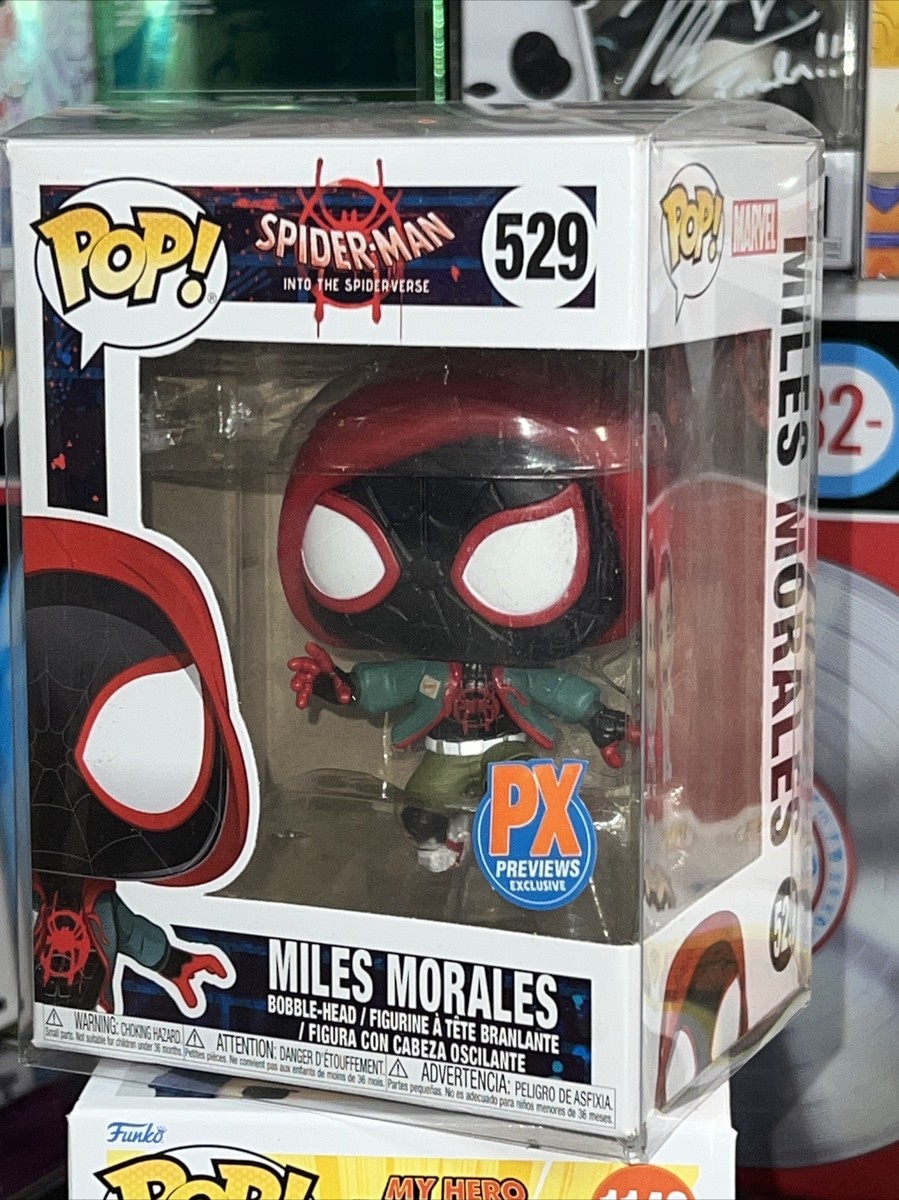 Funko Pop! Marvel Spider Man- Miles Morales 4” Figure #529 RARE PX