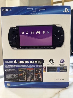 Sony PSP-3000 Launch Edition 64MB Piano Black Handheld System for