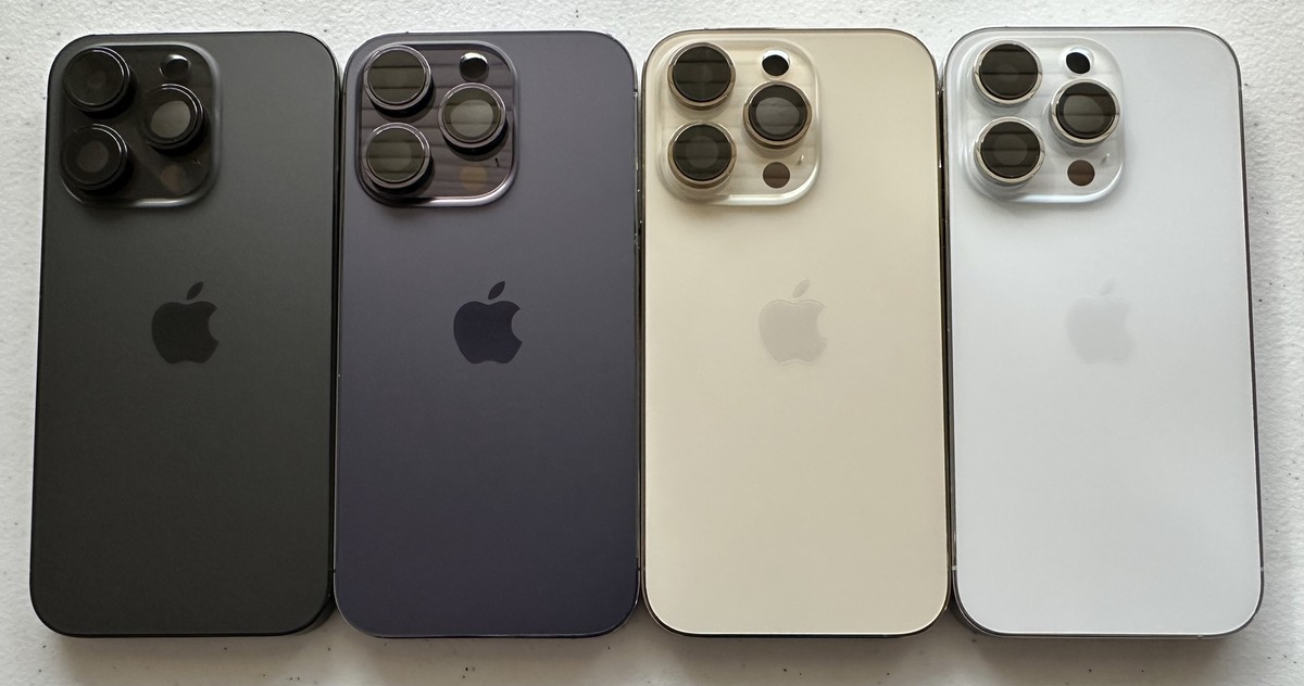 Apple iPhone 14 Pro Housing Chassis Back Cover Rear Glass OEM