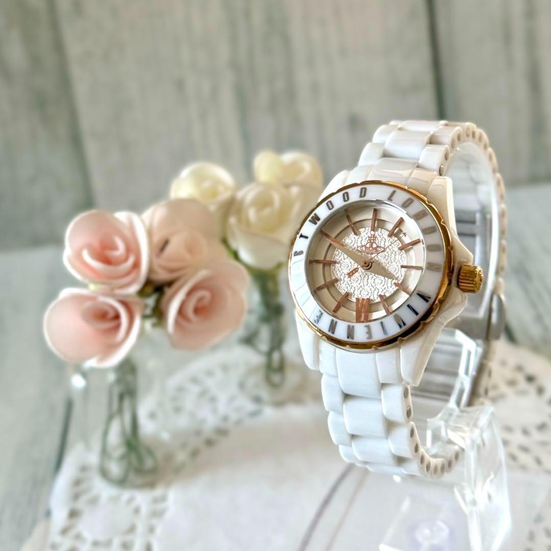 Vivienne Westwood Ceramic Watch for Women Used From Japan Check