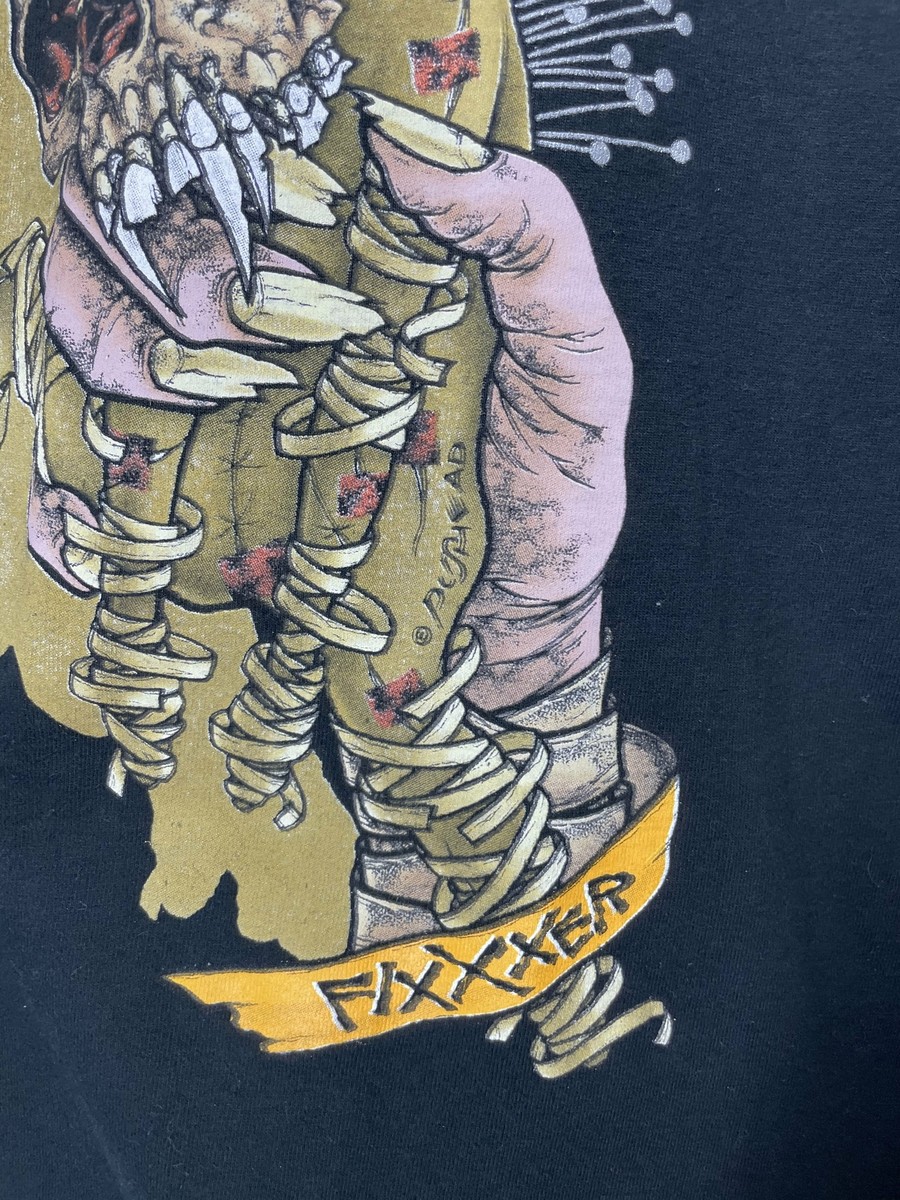 Metallica Fixxxer Graphic Pushead 90s Concert Tour T Shirt Fruit