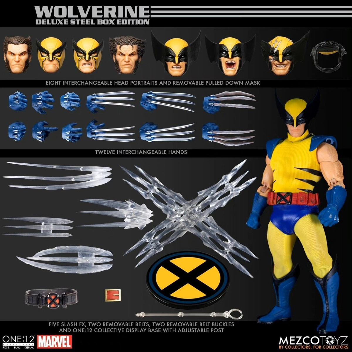Mezco One:12 Collective Wolverine Deluxe Steel Box Edition IN