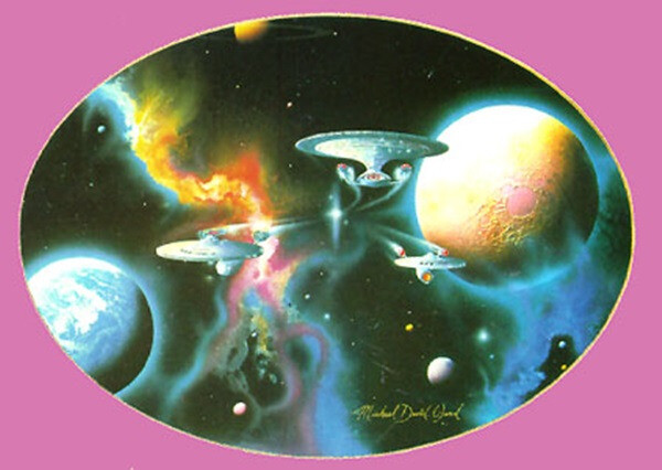 Star Trek The Final Frontier Series To Boldly Go Oval Ceramic