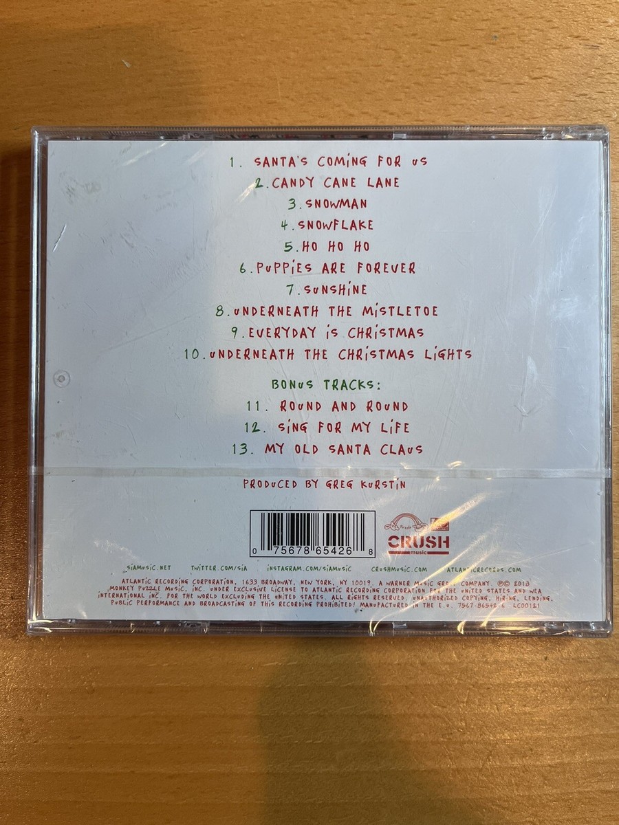 Sia Everyday Is Christmas 2018 CD Target With 3 Bonus Songs Album
