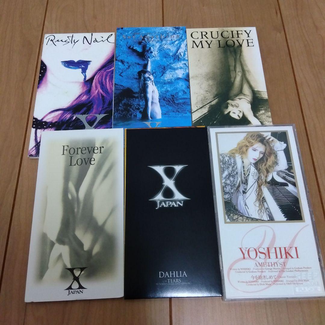 X JAPAN CD single 3 inch CD 5 set Forever Love Crucify my love Say