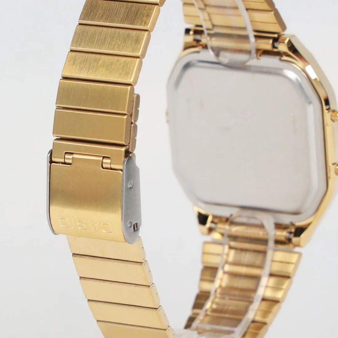 Casio AQ-240EG-9A Gold-Tone Analog Digital Vintage Retro-Modern