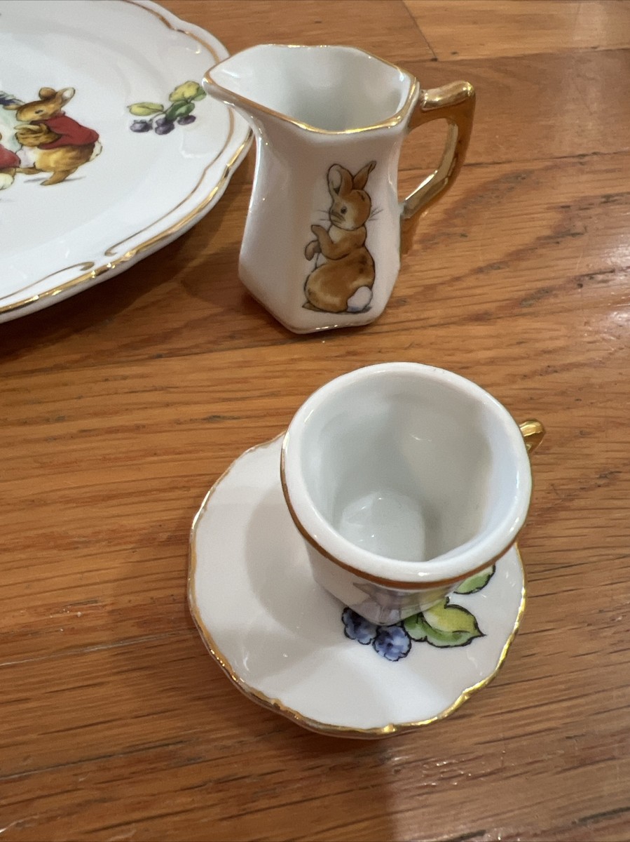 vintage pot ୨୧ * 蒼い鳥の mini テリーヌポット vintage pot ୨୧