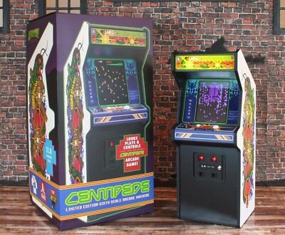 New Wave Toys Replicade Atari Centipede 1/6 Scale Arcade Game 100