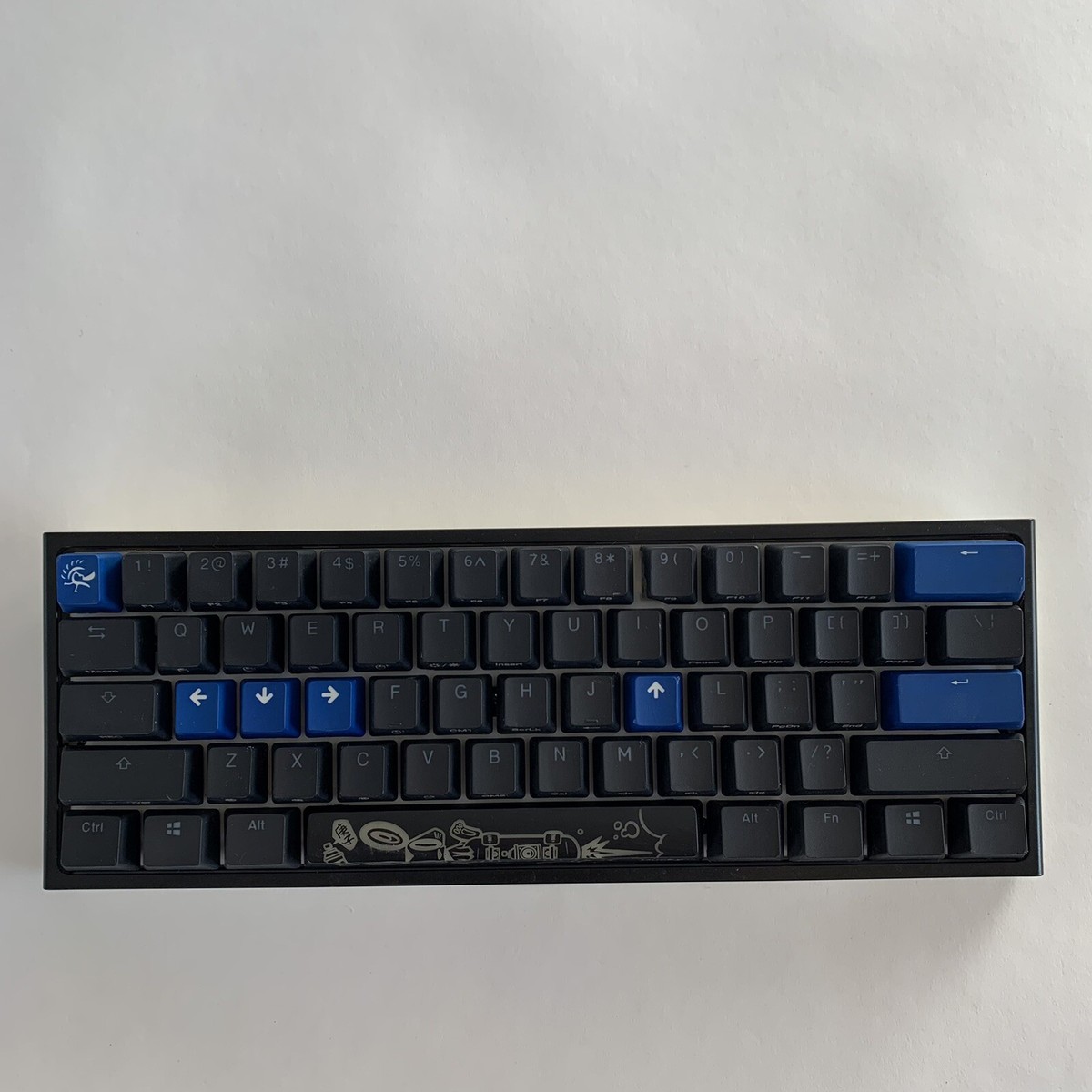 Ducky One 2 Mini Black With Cherry MX Blue Switches, Year Of Rat