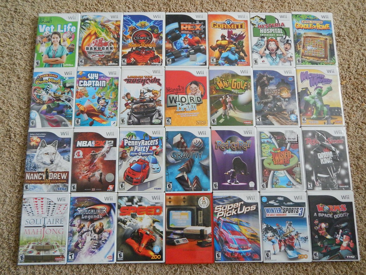 Nintendo Wii Games! You Choose from Selection! $4.95 Each! Buy 3