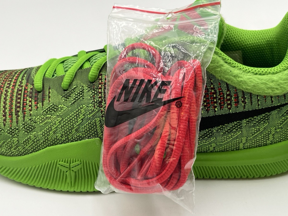 DS New Nike Mamba Rage Grinch 2018 Size 8.5 Kobe Bryant Authentic