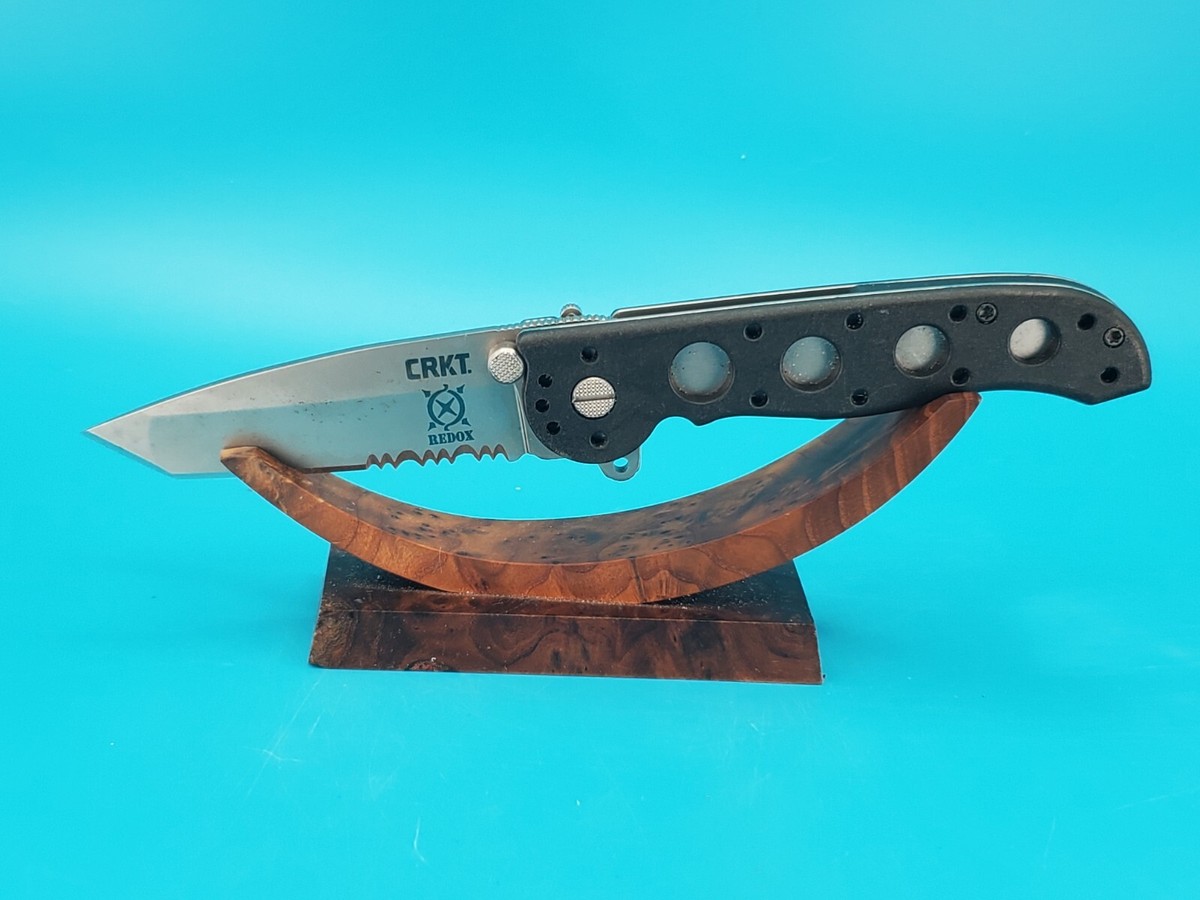 CRKT M16-12Z Black Handle Combo Edge Folding Pocket Knife! | eBay