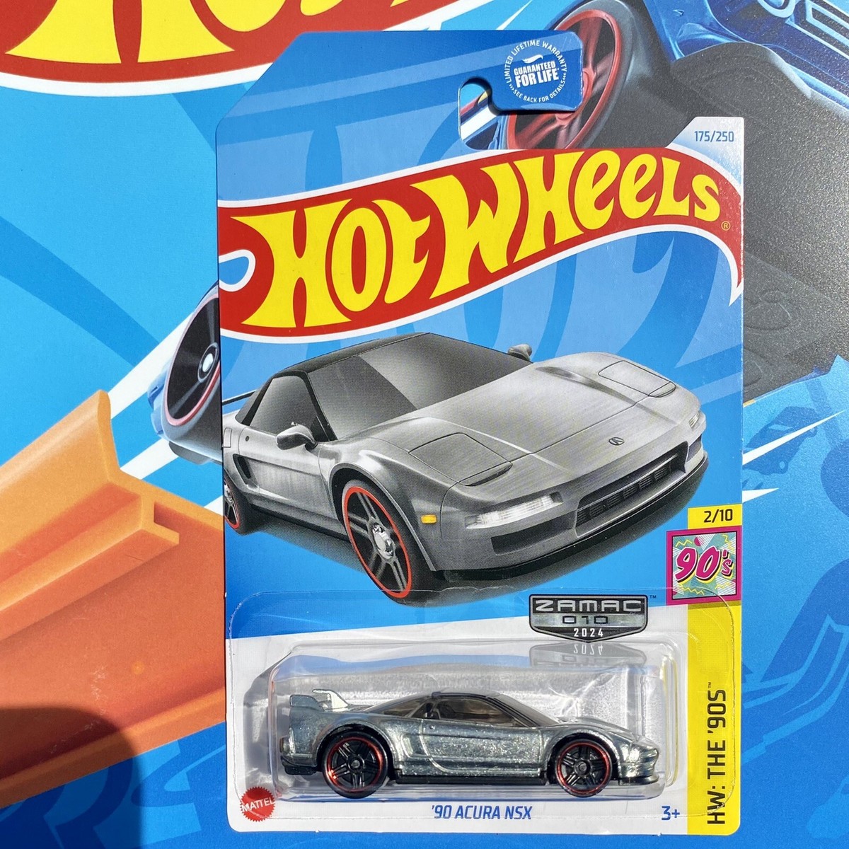 🔥RARE🔥 ZAMAC 2024 Hot Wheels 90 Acura NSX Japanese Honda JDM