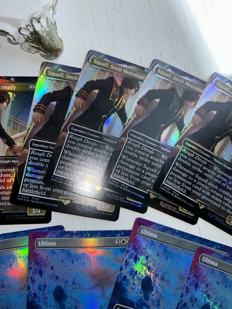 MTG Standard Showdown Promos Squall, SeeD Mercenary & Ultima Final