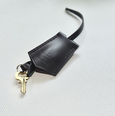 Louis Vuitton Clochette Key bell Damier Ebene Leather w/ 319 Key